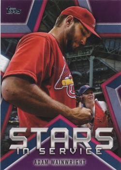 2021 Topps - Stars in Service #SIS-4 Adam Wainwright Front