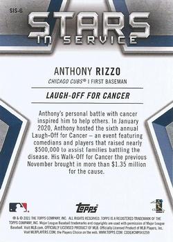 2021 Topps - Stars in Service #SIS-6 Anthony Rizzo Back