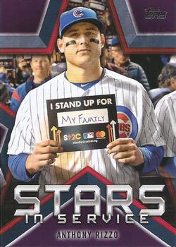 2021 Topps - Stars in Service #SIS-6 Anthony Rizzo Front