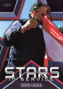 2021 Topps - Stars in Service #SIS-12 Yadier Molina Front