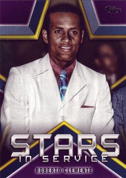 2021 Topps - Stars in Service #SIS-14 Roberto Clemente Front