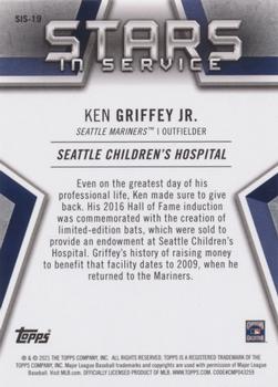 2021 Topps - Stars in Service #SIS-19 Ken Griffey Jr. Back