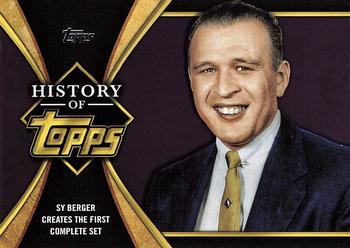 2021 Topps - The History of Topps #HOT-3 Sy Berger Creates the First Complete Set Front