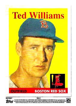 2021 Topps - Topps Double Headers #TDH-21 Ted Williams Back