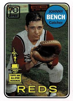 2021 Topps - Topps Double Headers #TDH-22 Johnny Bench Front
