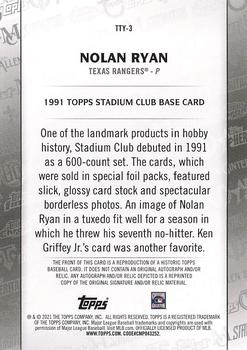 2021 Topps - Topps Through the Years #TTY-3 Nolan Ryan Back