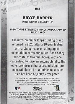2021 Topps - Topps Through the Years #TTY-8 Bryce Harper Back