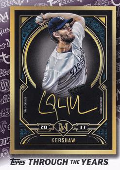 2021 Topps - Topps Through the Years #TTY-11 Clayton Kershaw Front