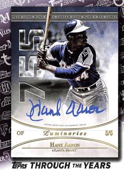 2021 Topps - Topps Through the Years #TTY-15 Hank Aaron Front