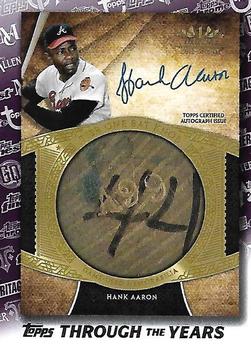 2021 Topps - Topps Through the Years #TTY-18 Hank Aaron Front