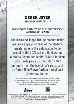 2021 Topps - Topps Through the Years #TTY-21 Derek Jeter Back