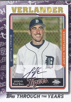 2021 Topps - Topps Through the Years #TTY-29 Justin Verlander Front
