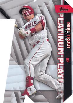 2021 Topps - Platinum Players Die Cut #PDC-1 Mike Trout Front