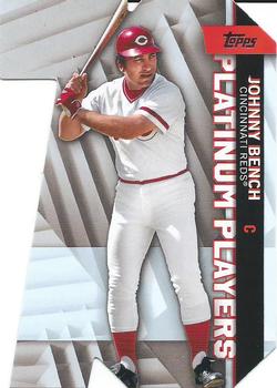 2021 Topps - Platinum Players Die Cut #PDC-6 Johnny Bench Front