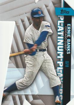 2021 Topps - Platinum Players Die Cut #PDC-24 Ernie Banks Front