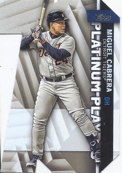 2021 Topps - Platinum Players Die Cut #PDC-30 Miguel Cabrera Front