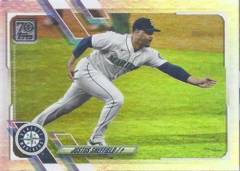 2021 Topps - Rainbow Foil #6 Justus Sheffield Front