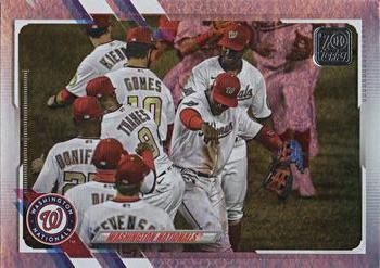 2021 Topps - Rainbow Foil #58 Washington Nationals Front
