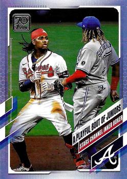 2021 Topps - Rainbow Foil #61 A Playful Bout of Juniors Front