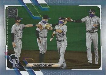 2021 Topps - Rainbow Foil #73 Colorado Rockies Front