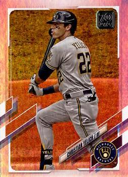 2021 Topps - Rainbow Foil #100 Christian Yelich Front