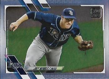 2021 Topps - Rainbow Foil #296 Joey Wendle Front