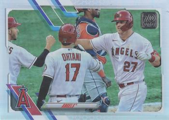 2021 Topps - Rainbow Foil #621 Los Angeles Angels Front