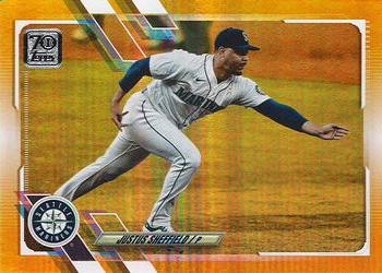 2021 Topps - Gold Foil #6 Justus Sheffield Front