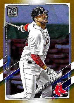 2021 Topps - Gold Foil #20 J.D. Martinez Front