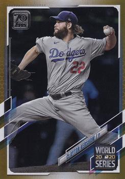 2021 Topps - Gold Foil #179 Clayton Kershaw Front