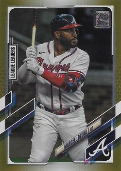 2021 Topps - Gold Foil #312 Marcell Ozuna Front