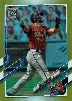 2021 Topps - Gold Foil #640 David Peralta Front