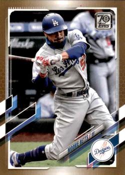 2021 Topps - Gold #13 Mookie Betts Front