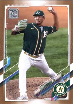 2021 Topps - Gold #51 Sean Manaea Front