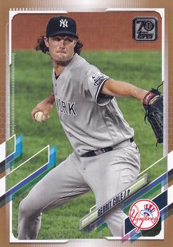 2021 Topps - Gold #95 Gerrit Cole Front