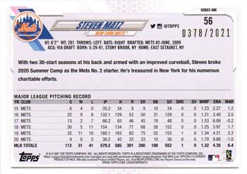 2021 Topps - Gold #185 Amed Rosario Back