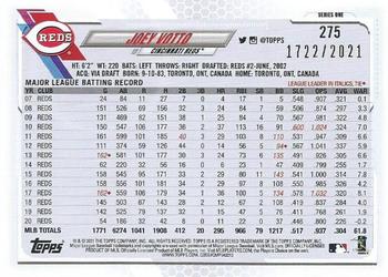 2021 Topps - Gold #275 Joey Votto Back