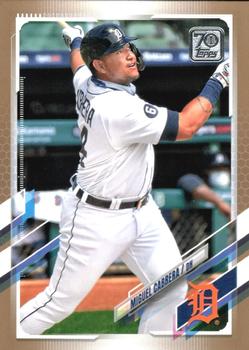 2021 Topps - Gold #291 Miguel Cabrera Front