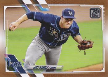 2021 Topps - Gold #296 Joey Wendle Front
