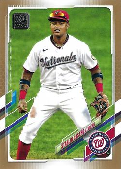 2021 Topps - Gold #453 Starlin Castro Front