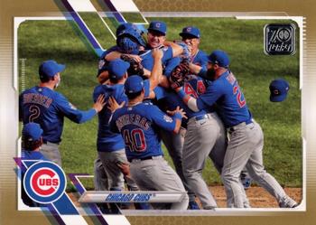 2021 Topps - Gold #529 Chicago Cubs Front