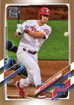 2021 Topps - Gold #590 Adam Haseley Front