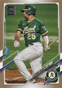 2021 Topps - Gold #607 Stephen Piscotty Front
