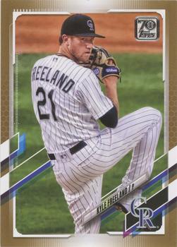 2021 Topps - Gold #615 Kyle Freeland Front