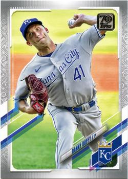 2021 Topps - 70th Anniversary Platinum #304 Danny Duffy Front