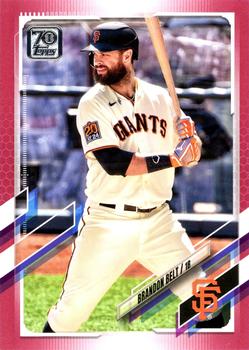 2021 Topps - Mother's Day Pink #405 Brandon Belt Front