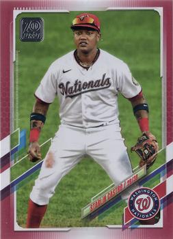 2021 Topps - Mother's Day Pink #453 Starlin Castro Front