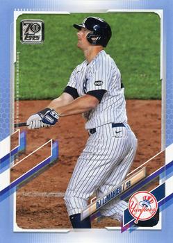 2021 Topps - Father's Day Blue #350 DJ LeMahieu Front