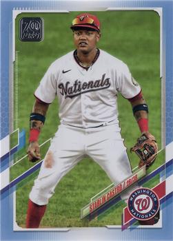 2021 Topps - Father's Day Blue #453 Starlin Castro Front