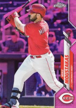 2020 Topps Chrome Update - Pink #U-10 Mike Moustakas Front
